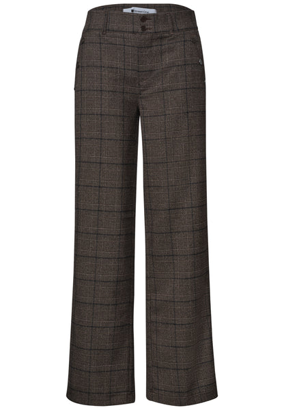 High Waist Straigt Leg Hose im Casual Fit