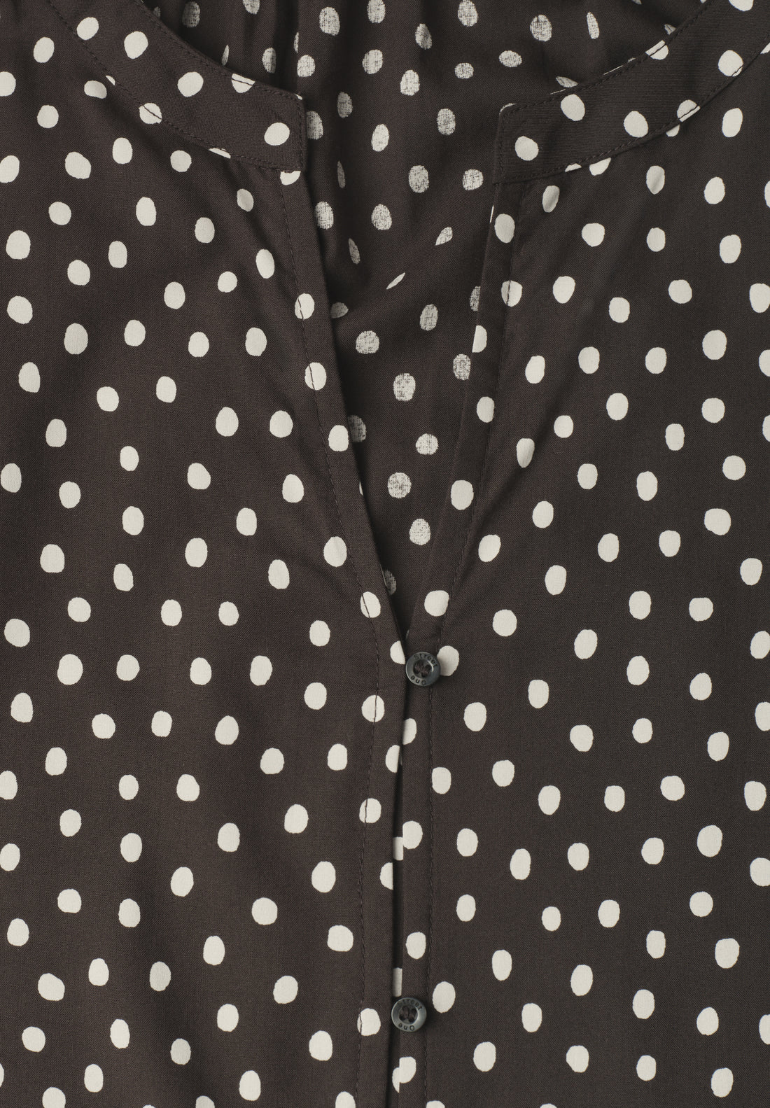 3/4-Arm Bluse mit Split Neck und Print