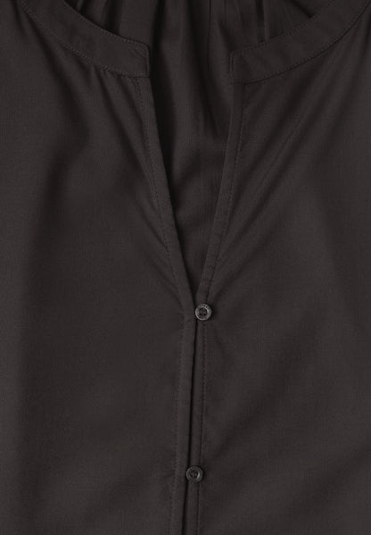 3/4-Arm Bluse mit Split Neck