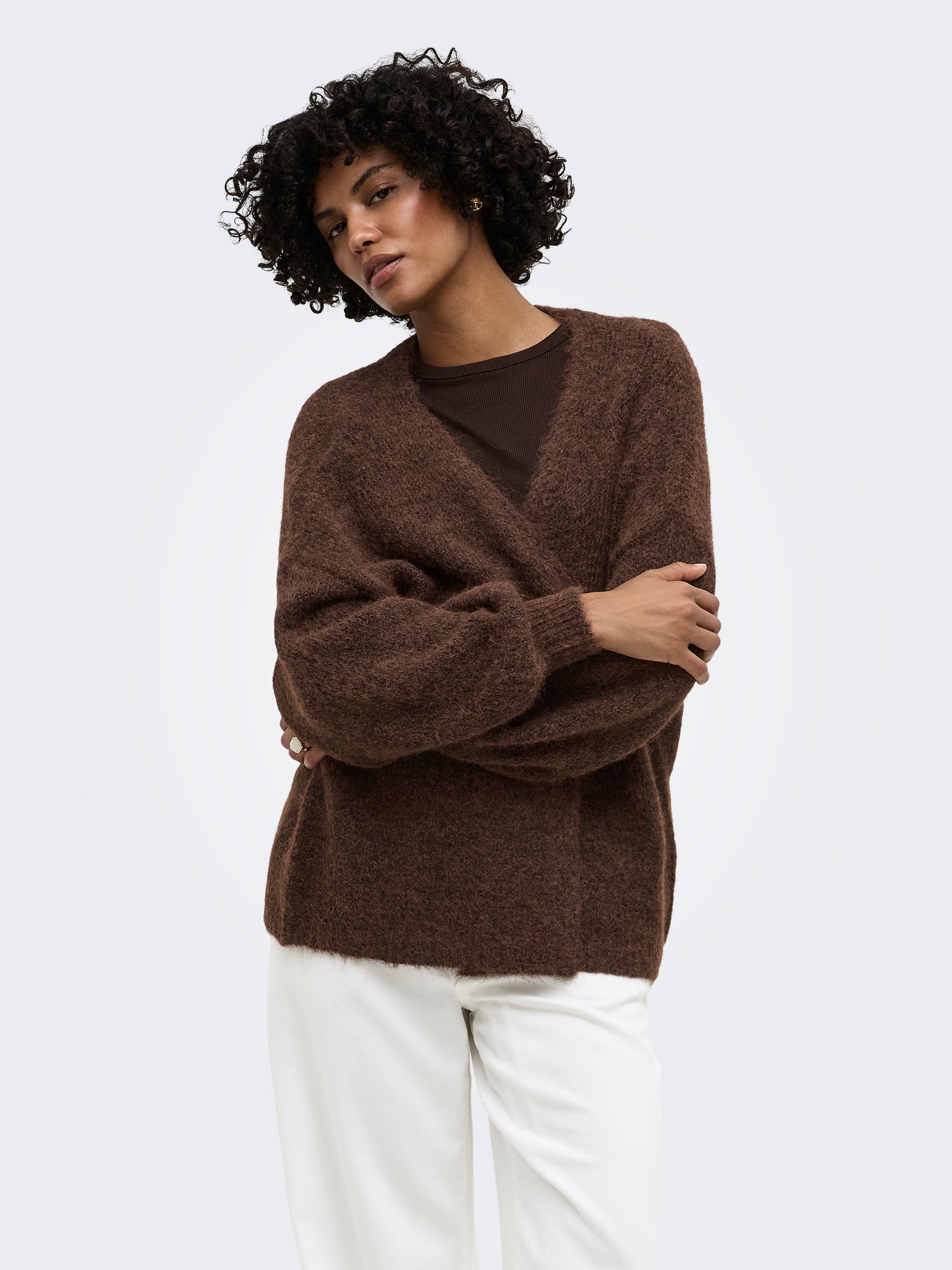 ONLNELLIE LS OPEN CARDIGAN KNT