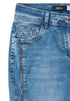 Straight Leg Jeans mit Leo-Pipings