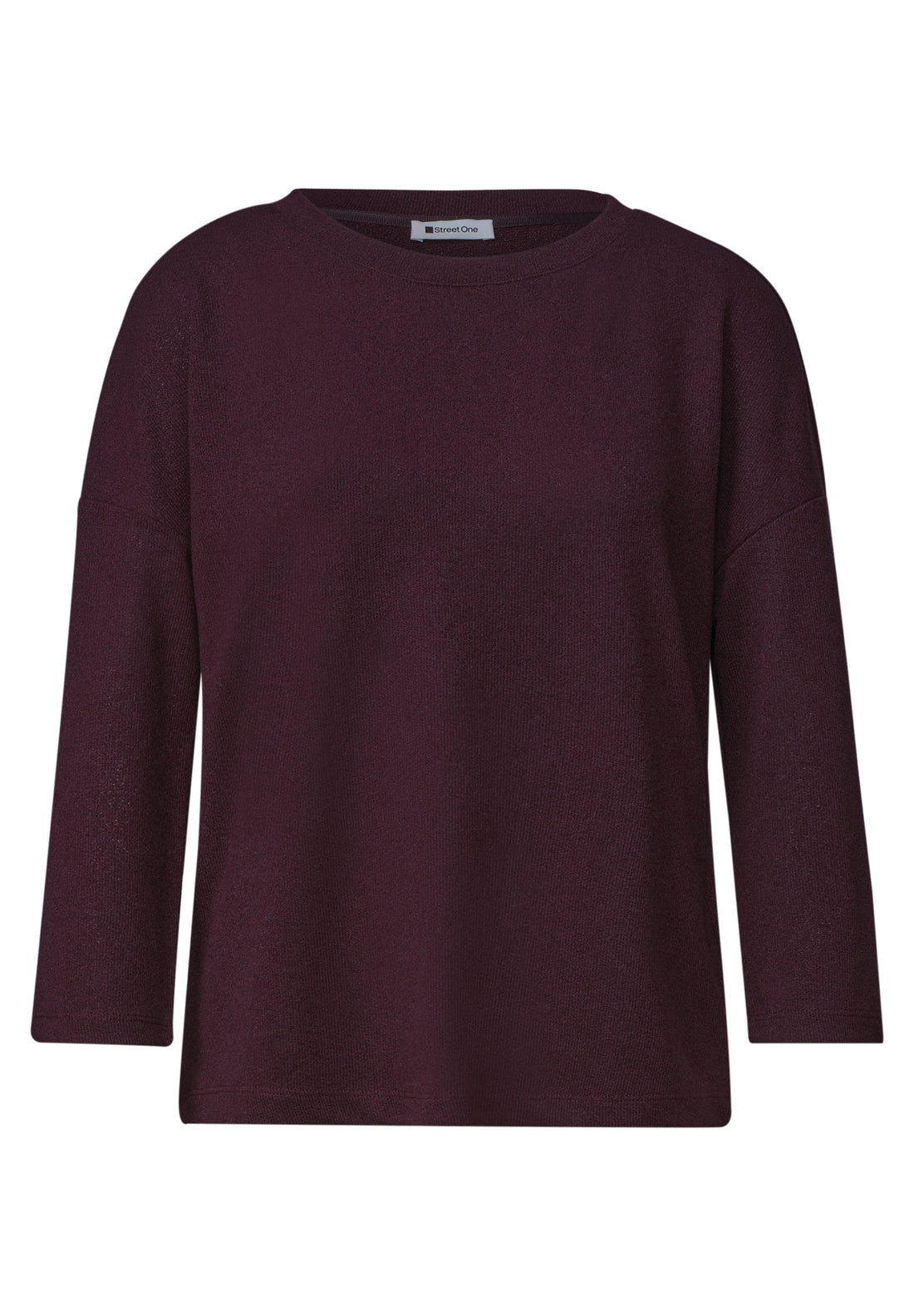 3/4-Arm Shirt in Strick-Optik