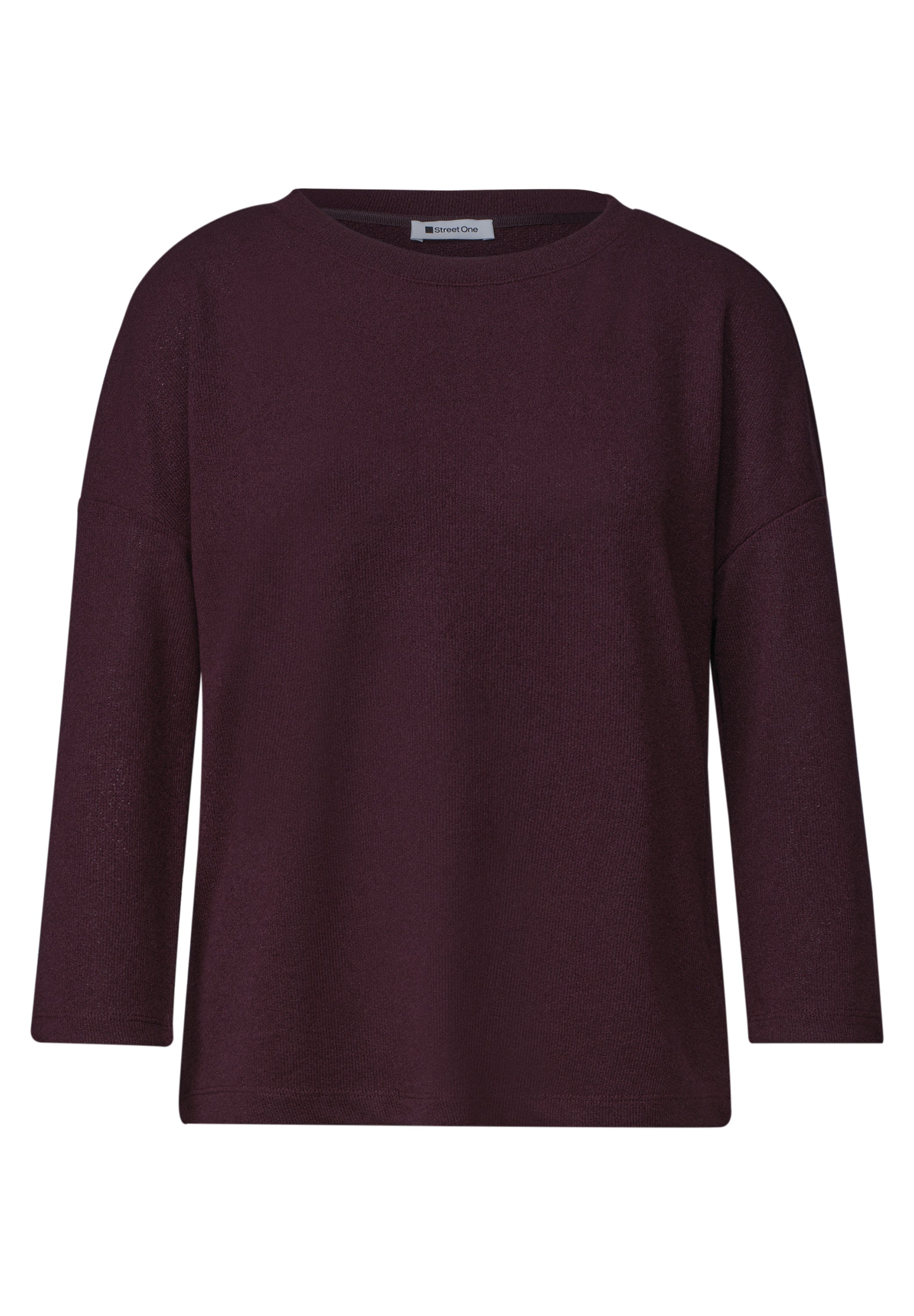 3/4-Arm Shirt in Strick-Optik