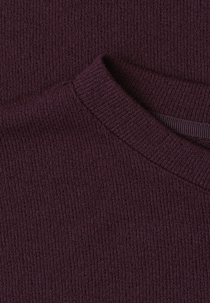 3/4-Arm Shirt in Strick-Optik