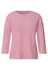 3/4-Arm Shirt in Strick-Optik