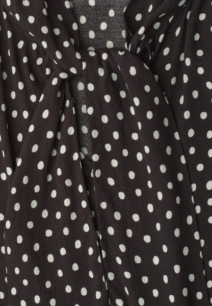 Langarm Bluse mit Schleifendetail