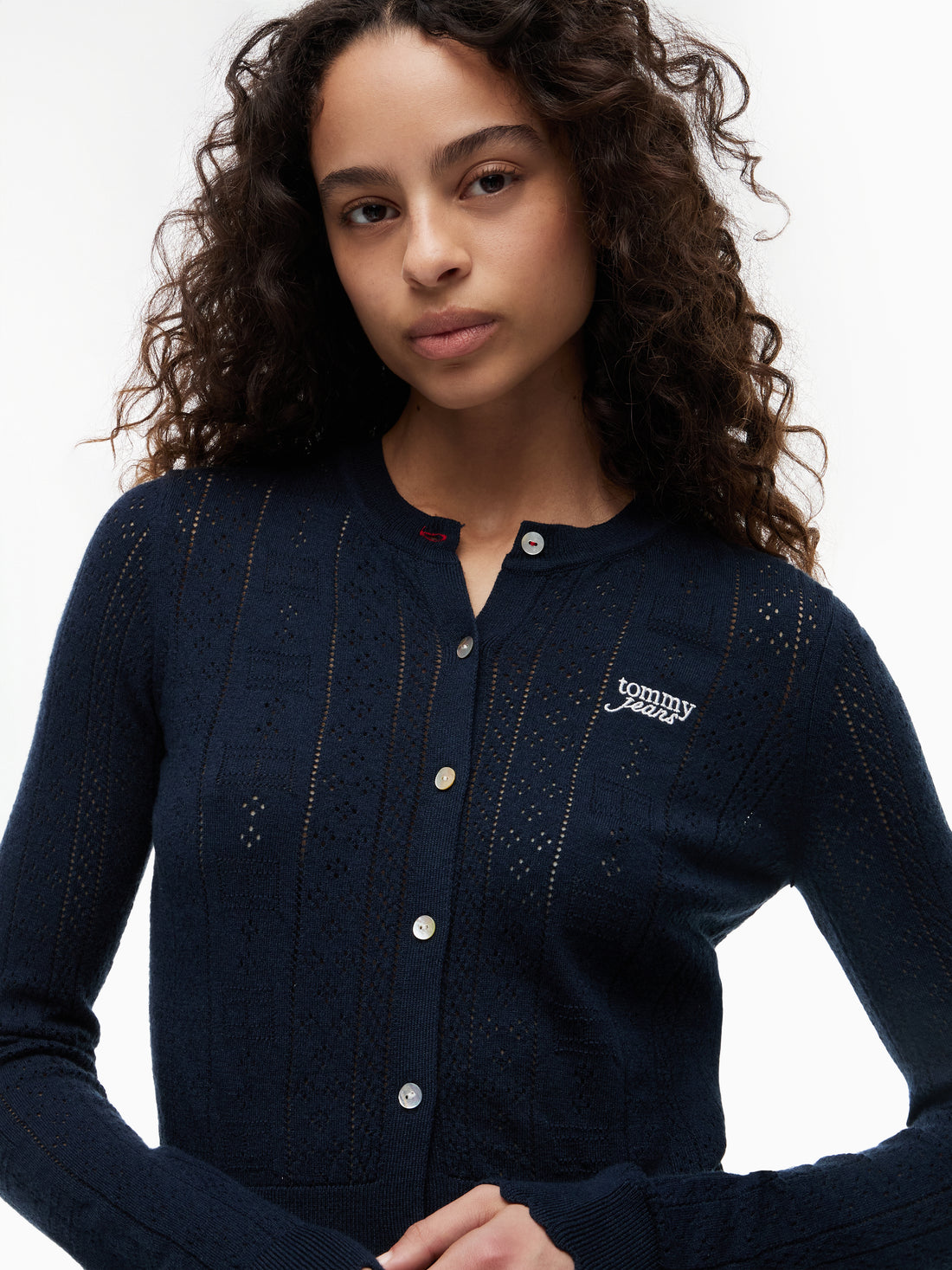 TJW POINTELLE CARDIGAN