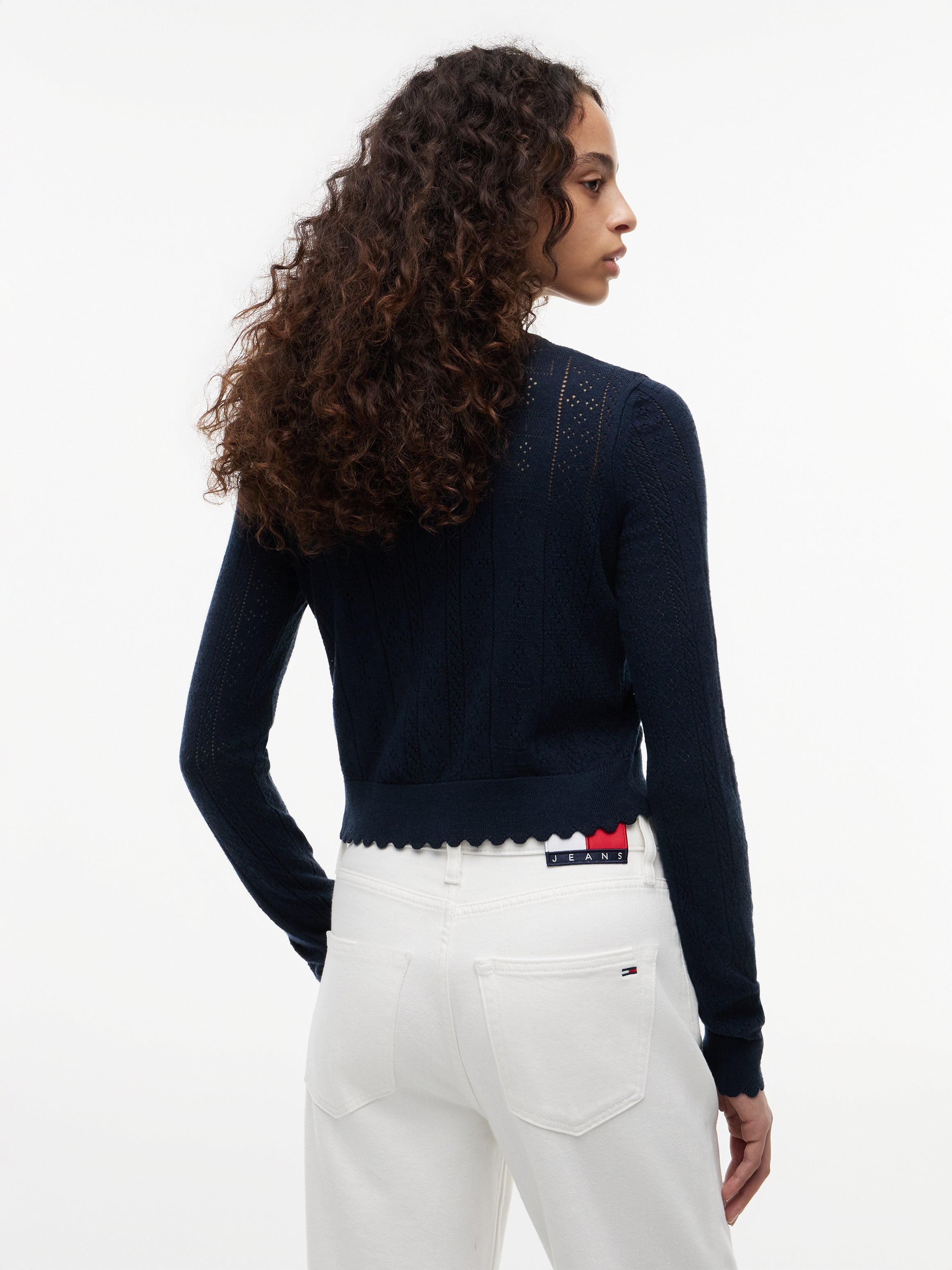 TJW POINTELLE CARDIGAN
