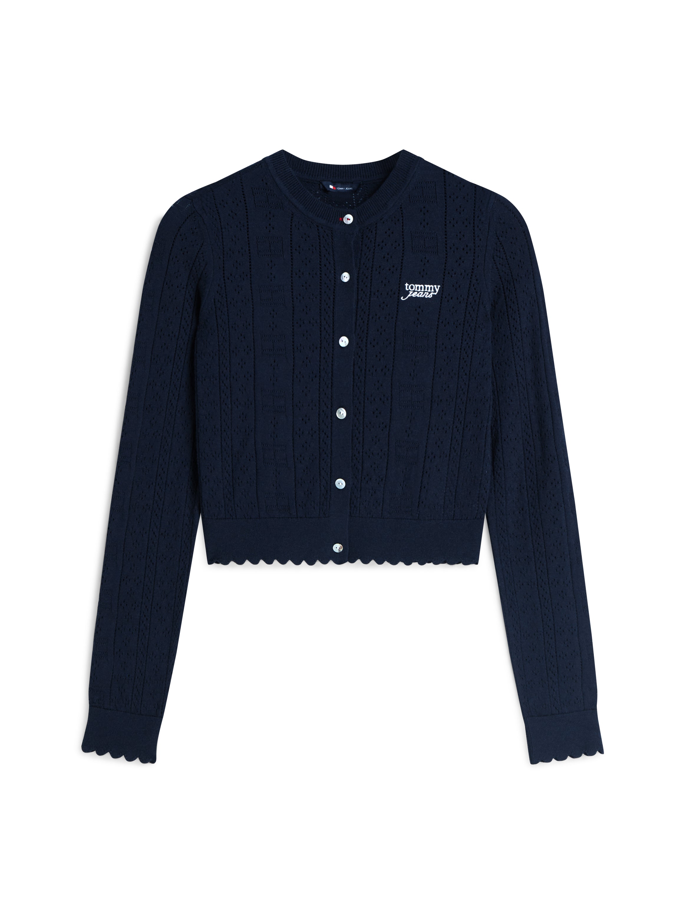 TJW POINTELLE CARDIGAN