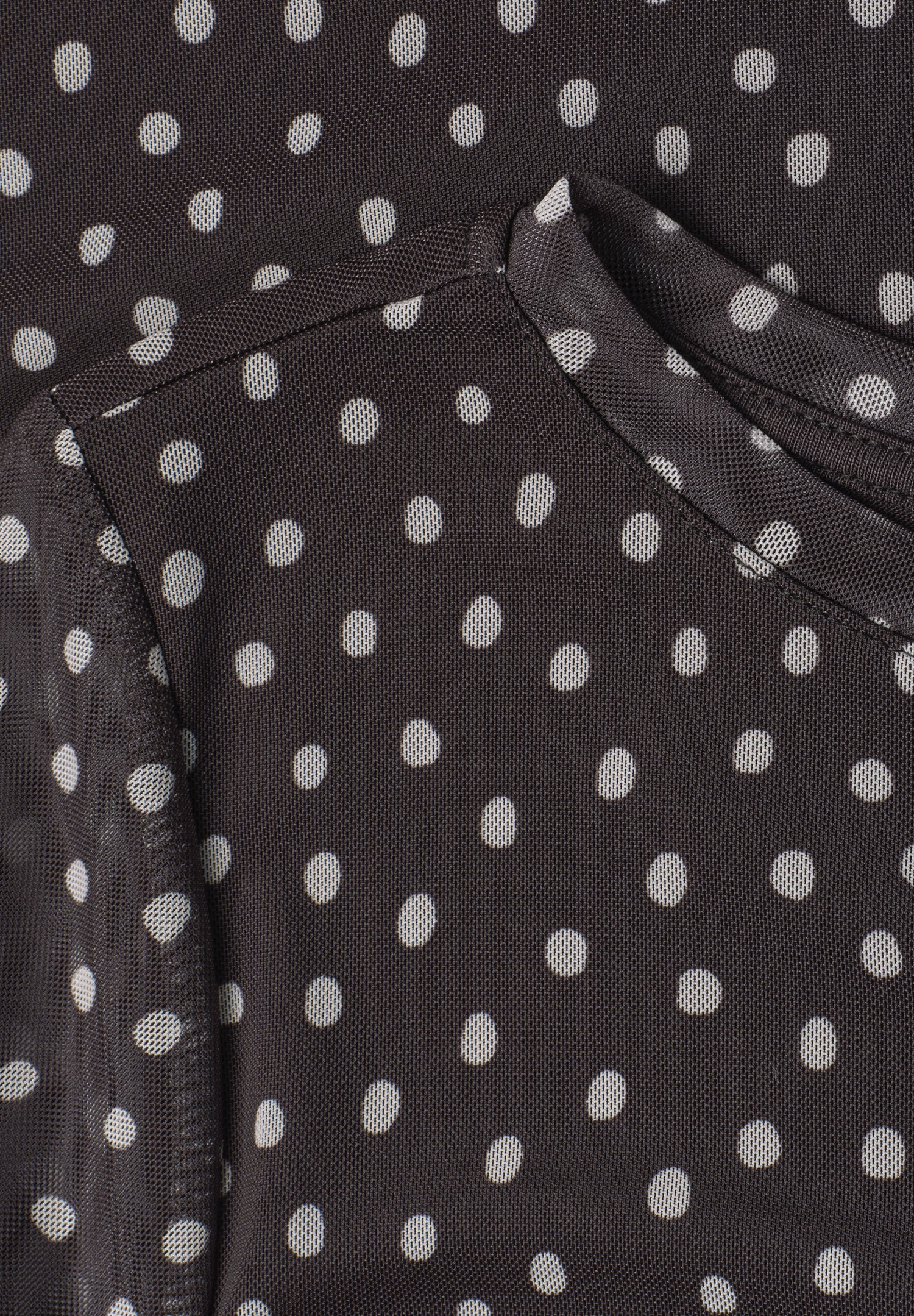 3/4-Arm Shirt aus Mesh mit Print