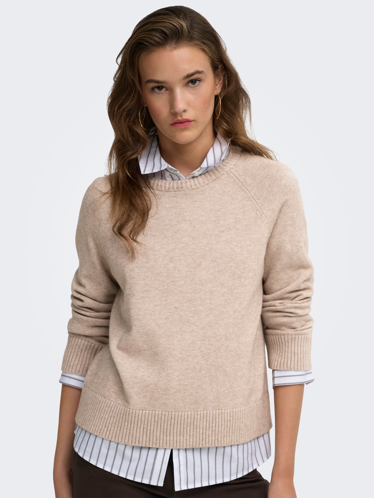 ONLPRINCESS LS O-NECK RAGLAN KNT NOOS