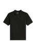 Polo, short sleeve, rib details