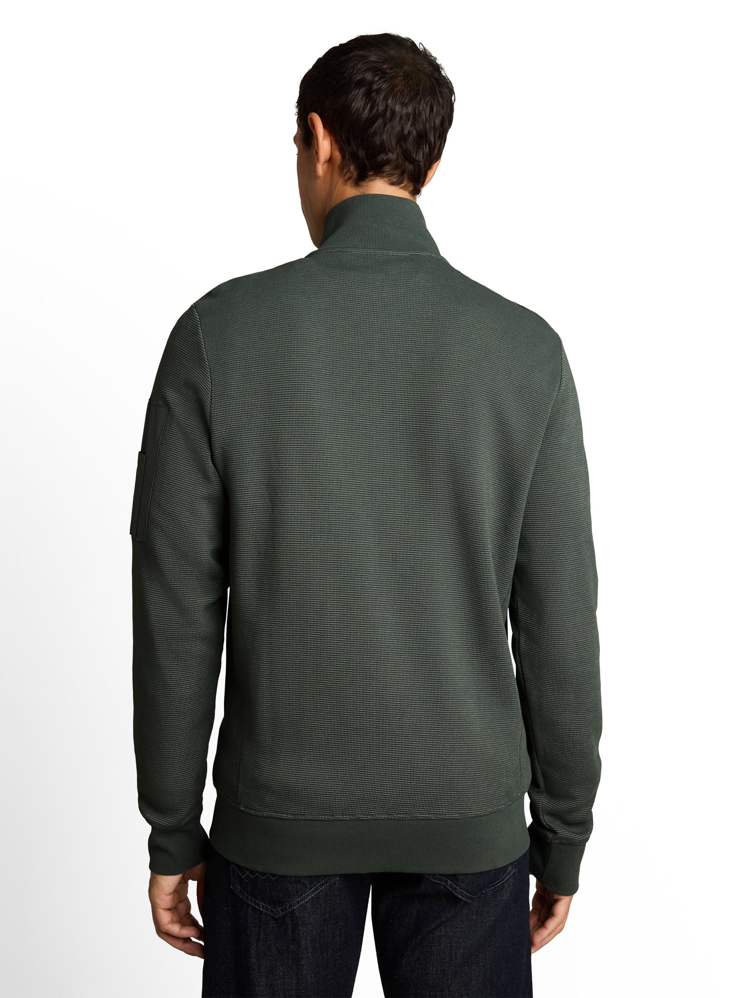 Sweatjacke mit Ärmeltasche