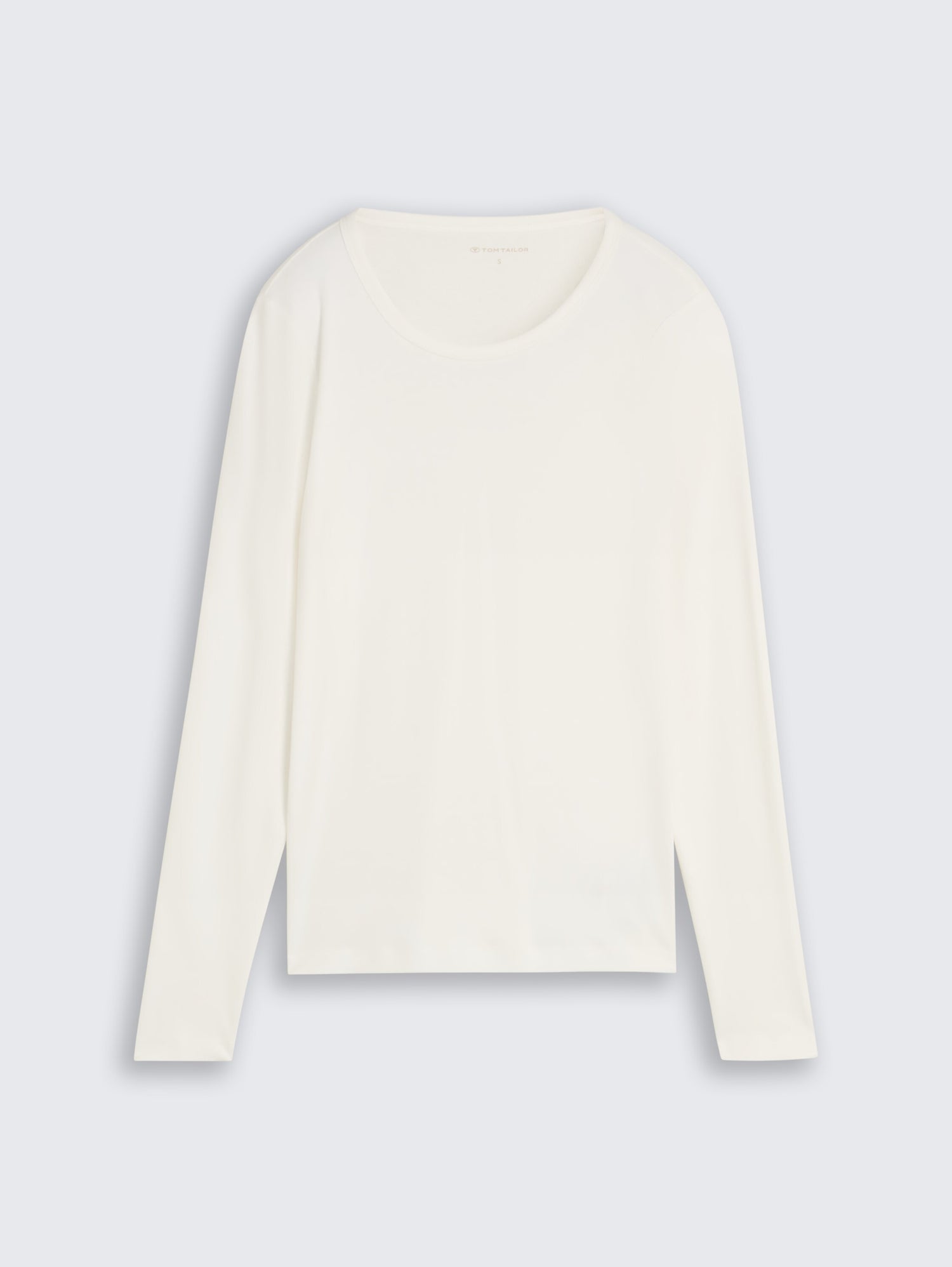 Basic Langarmshirt aus Baumwolle