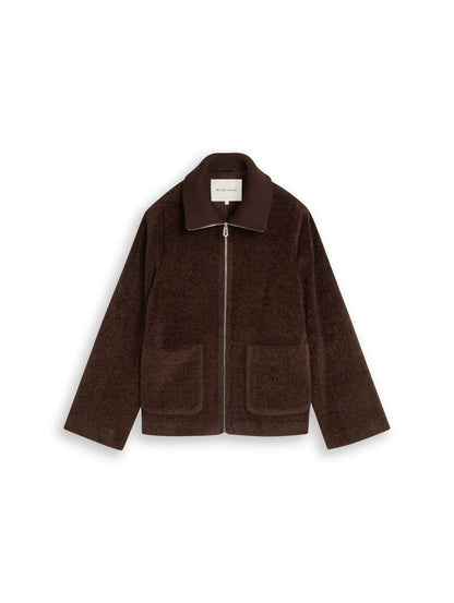 Cosy Jacke mit Taschen