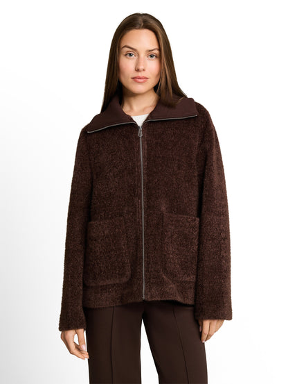 Cosy Jacke mit Taschen