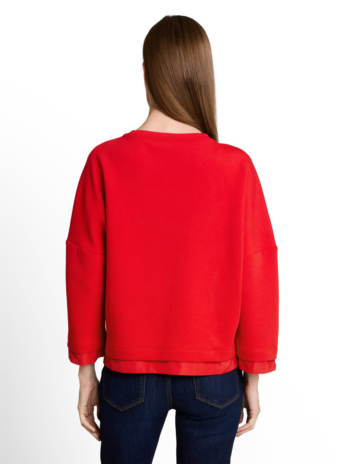 Loose Fit Sweatshirt mit 7/8-Arm