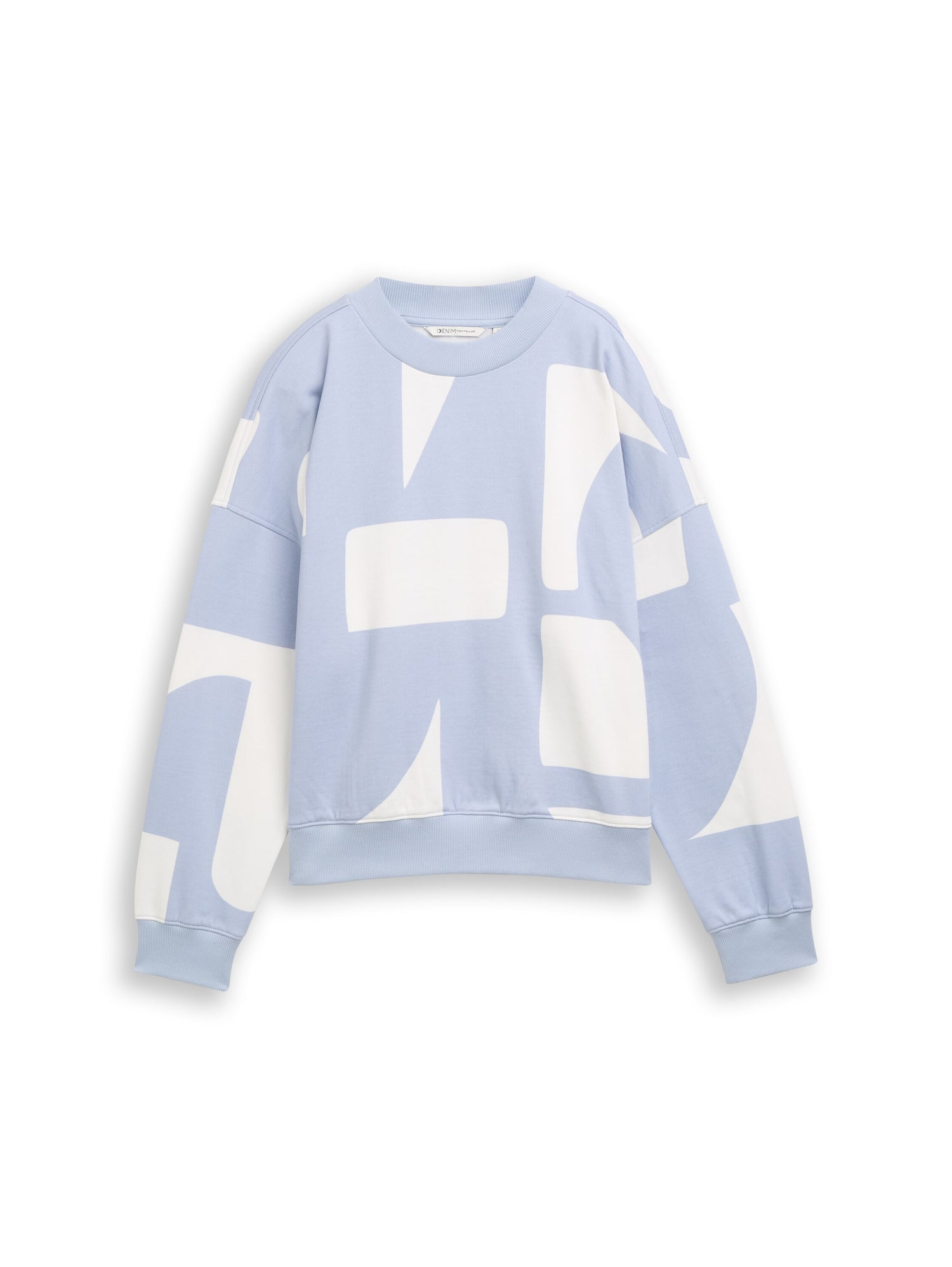 Loose Fit Sweatshirt mit Muster
