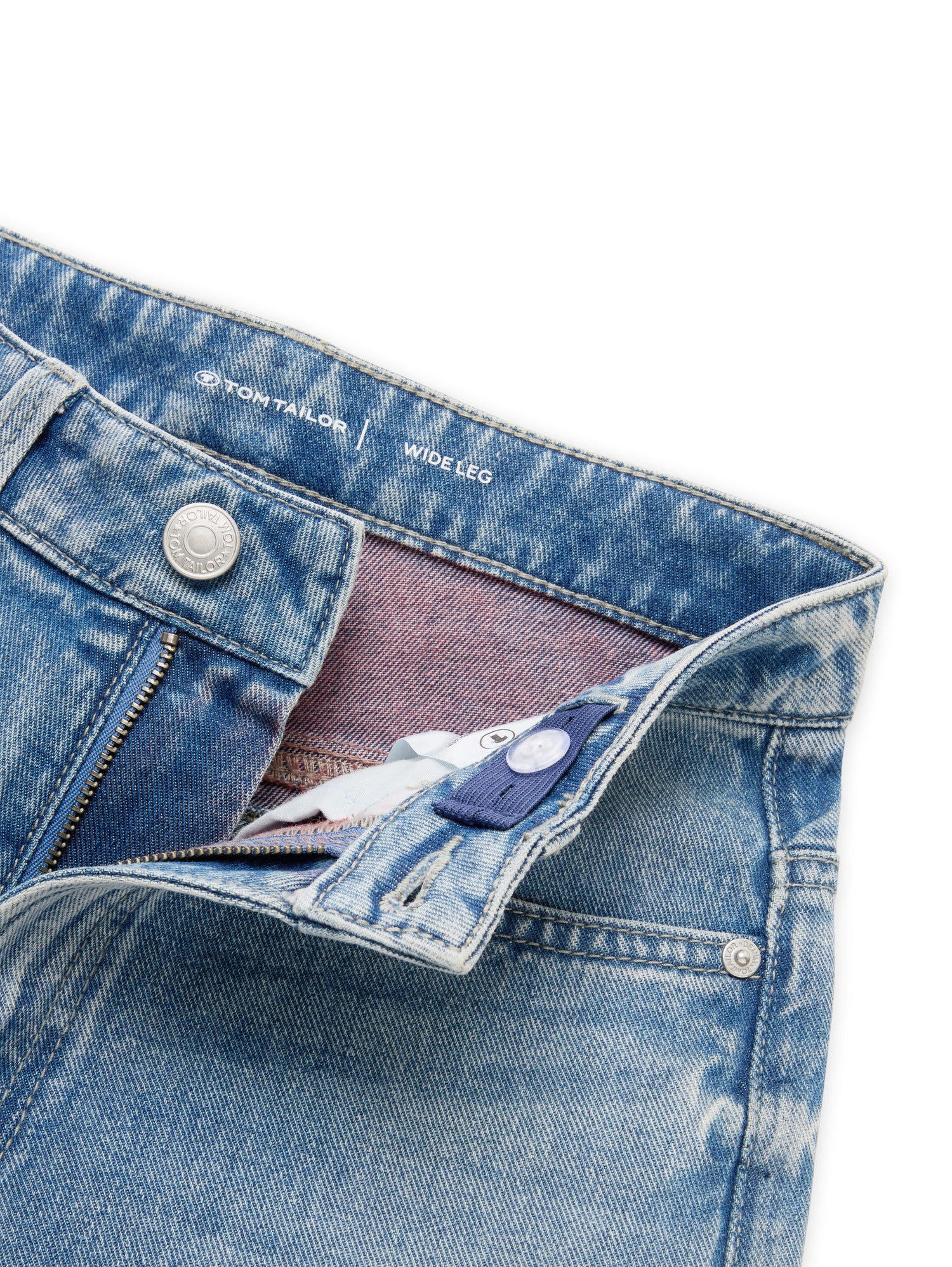 Wide Leg Jeans mit Turn-Up