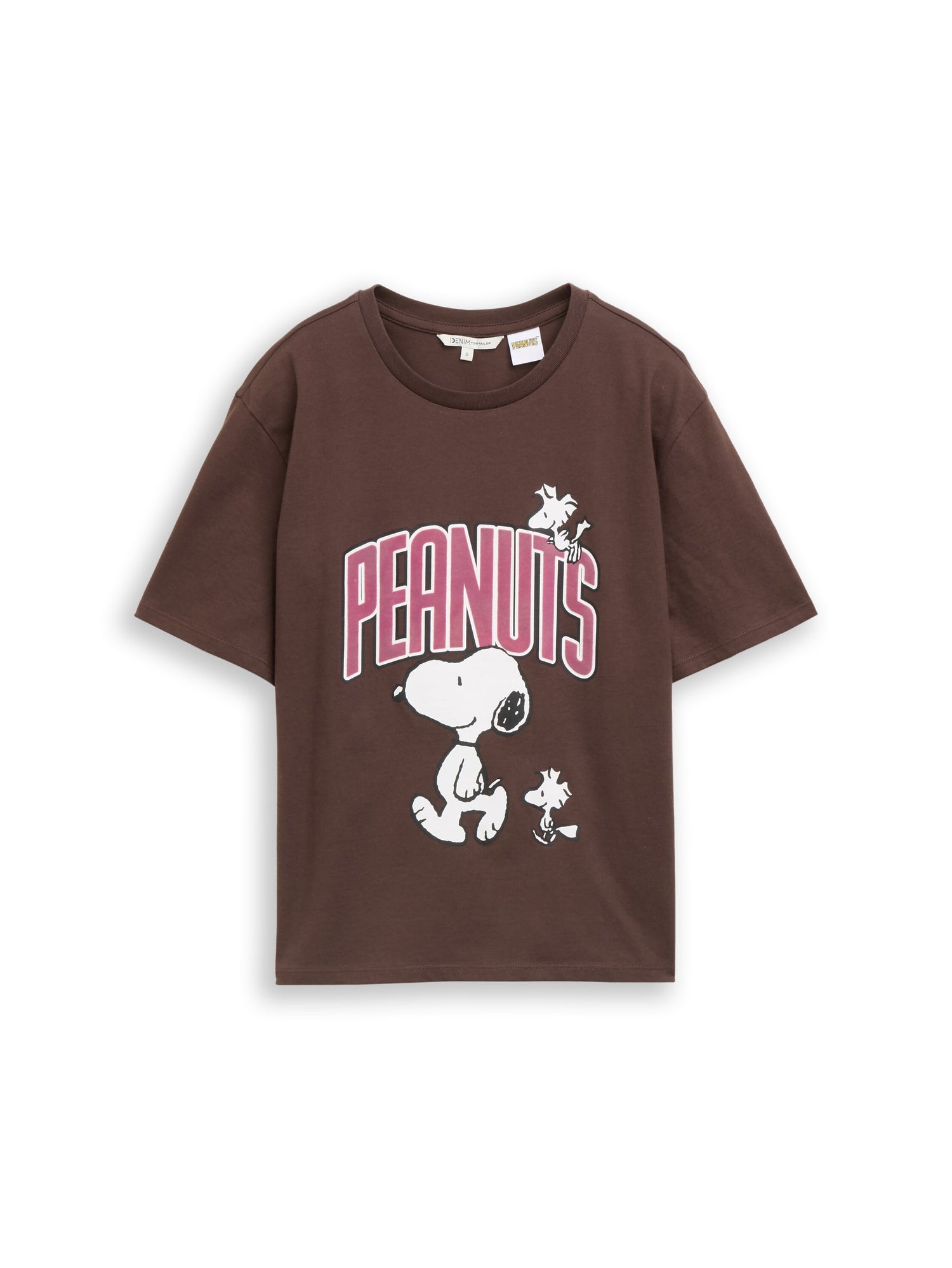 Boxy Fit T-Shirt mit Snoopy-Print