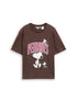 Boxy Fit T-Shirt mit Snoopy-Print