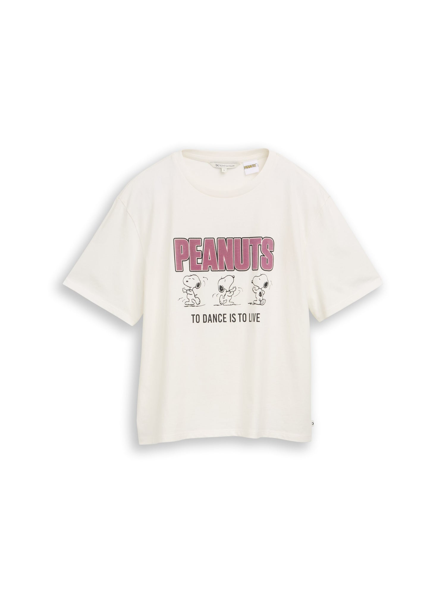 Boxy Fit T-Shirt mit Snoopy-Print