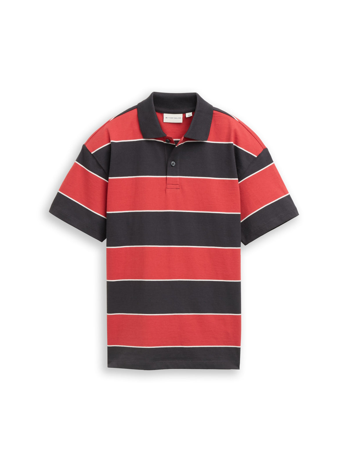 Oversize Jersey Poloshirt aus Baumwolle
