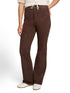 Flared Hose in Wildleder-Optik