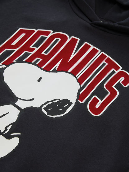 Oversize Hoodie Sweatshirt mit Snoopy-Print