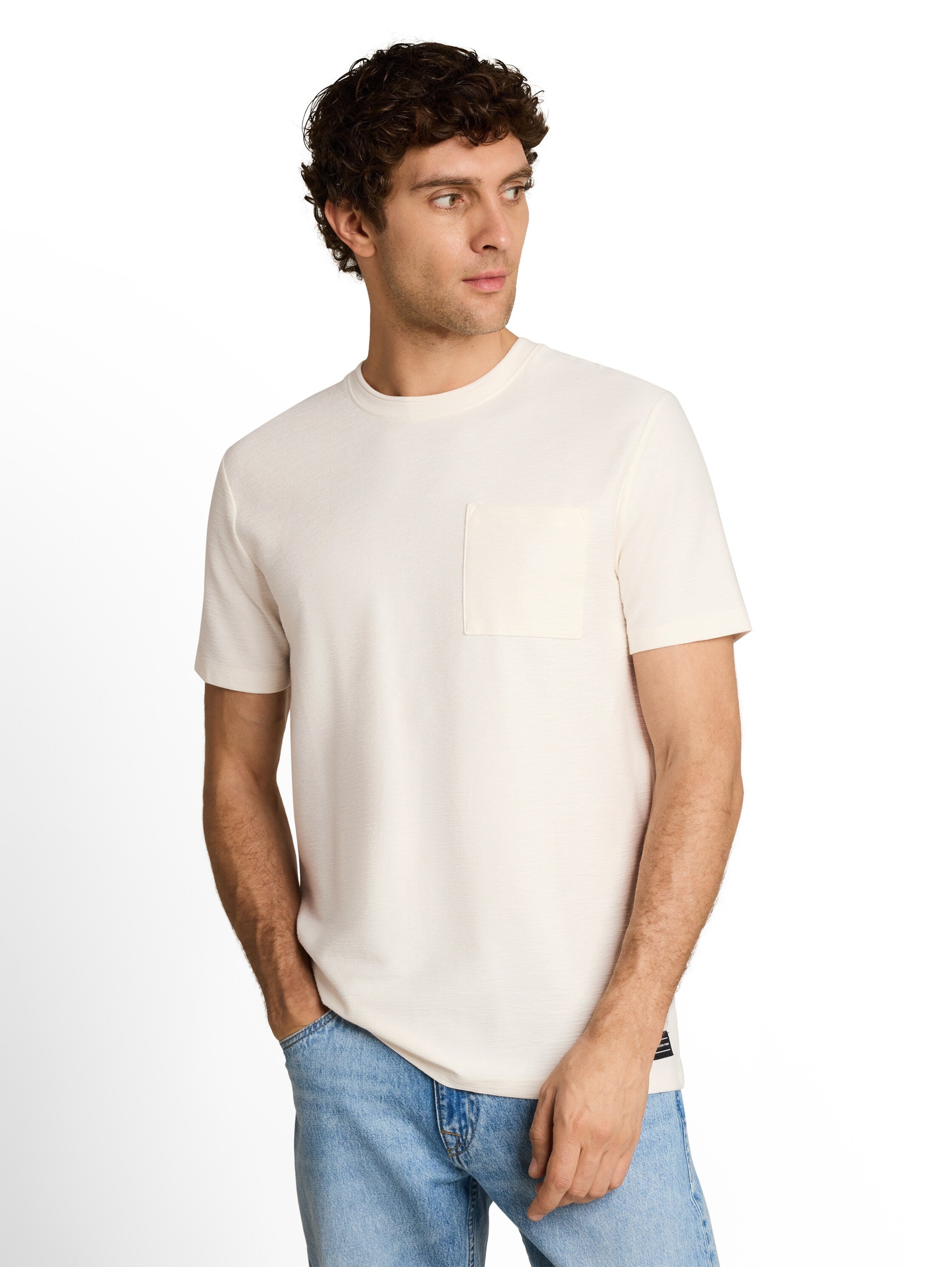 T-Shirt mit Brusttasche