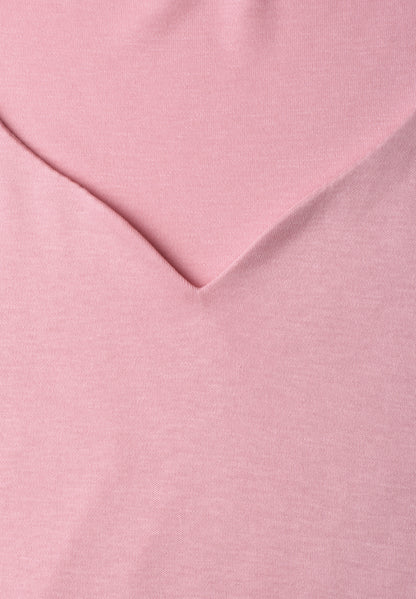 Kurzarm Shirt mit Herzausschnitt