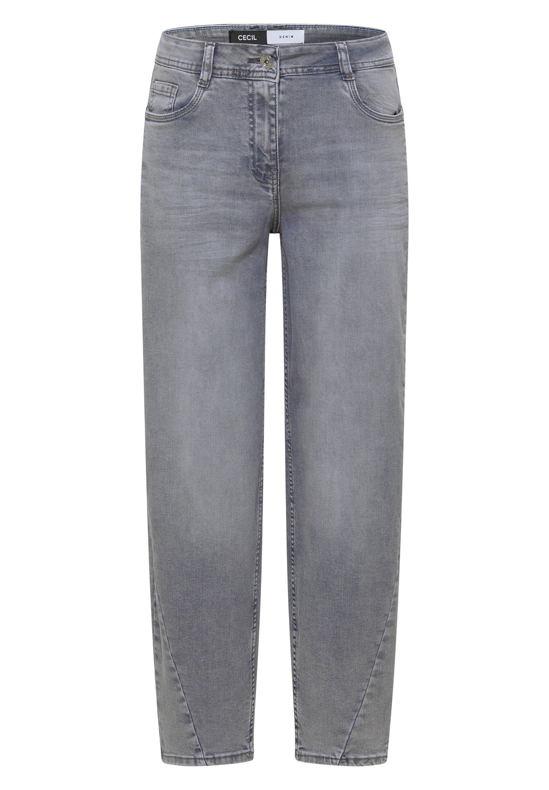 High Waist Barrel Leg Jeans im Loose Fit