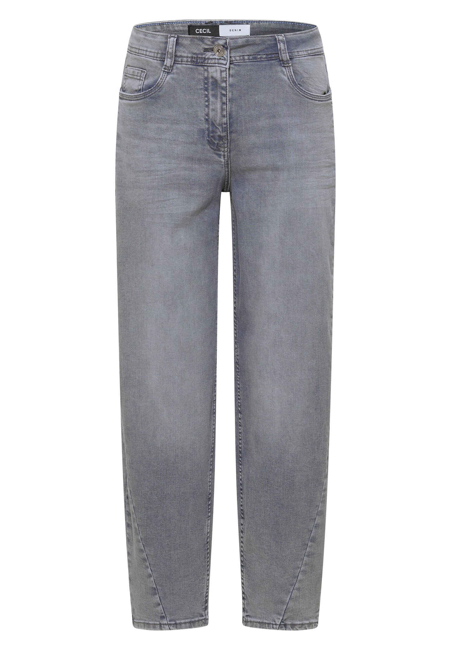 High Waist Barrel Leg Jeans im Loose Fit