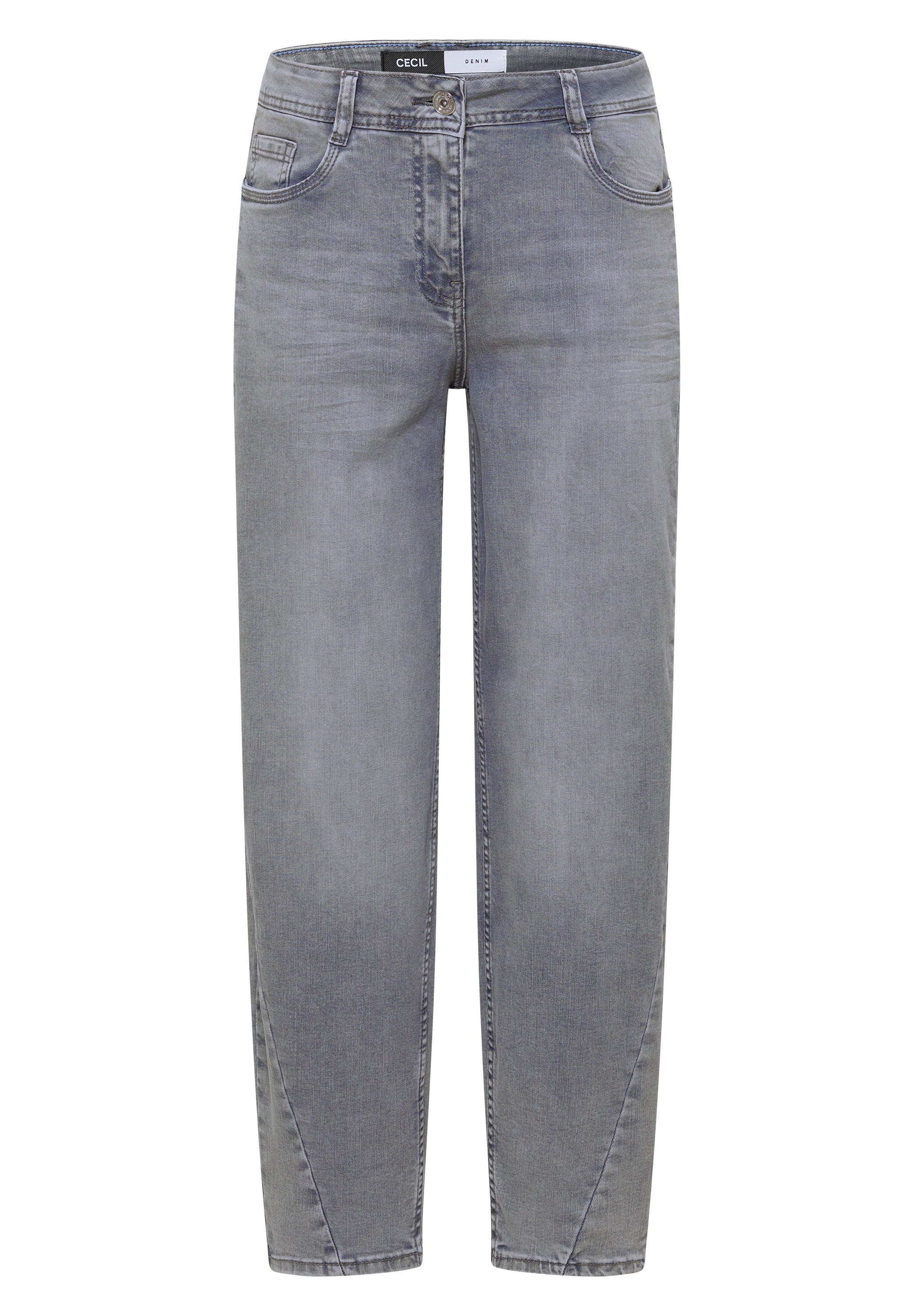 High Waist Barrel Leg Jeans im Loose Fit