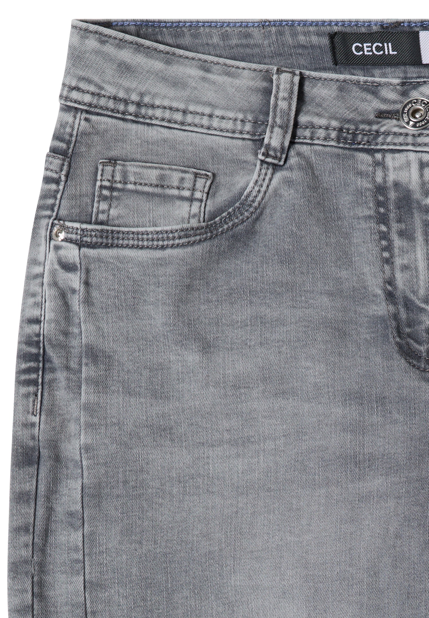 High Waist Barrel Leg Jeans im Loose Fit