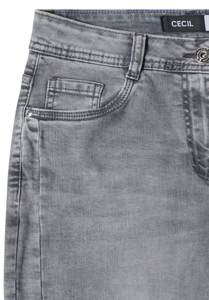 High Waist Barrel Leg Jeans im Loose Fit