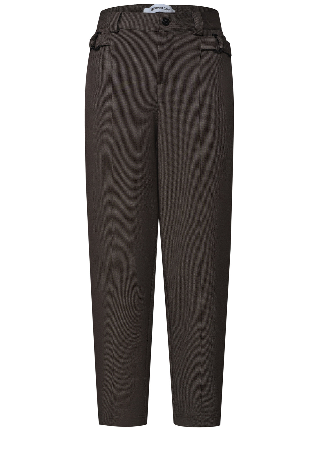High Waist Barrel Leg Hose im Casual Fit