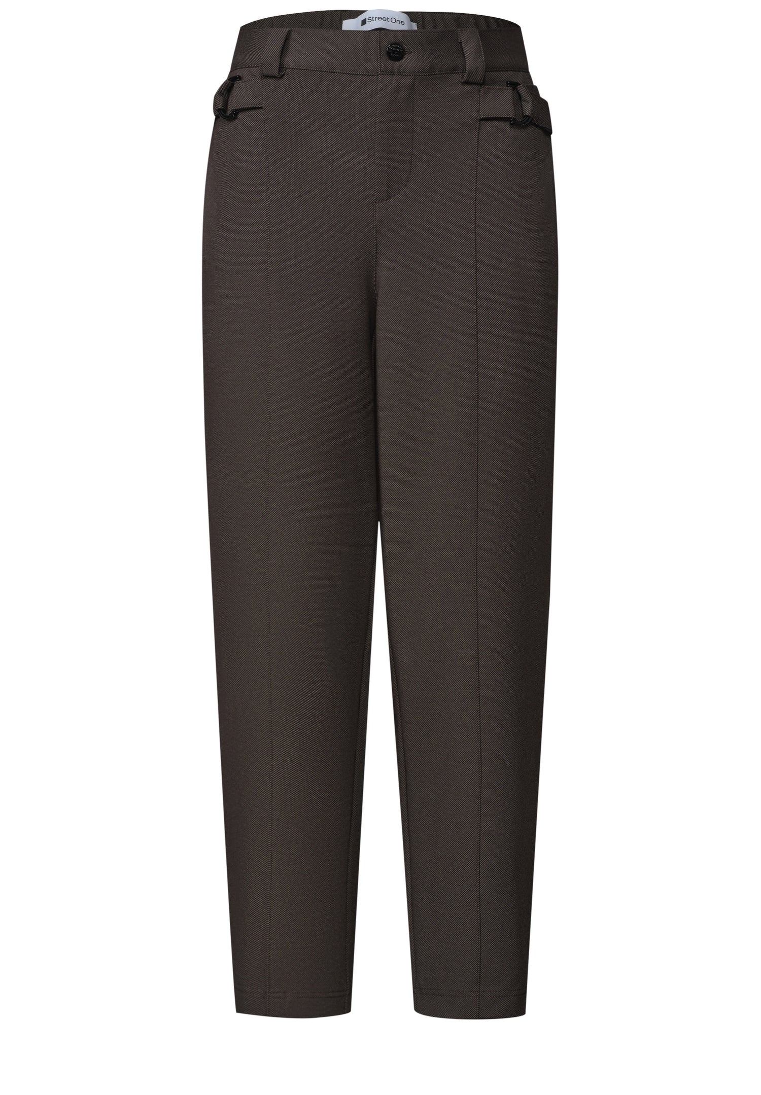 High Waist Barrel Leg Hose im Casual Fit