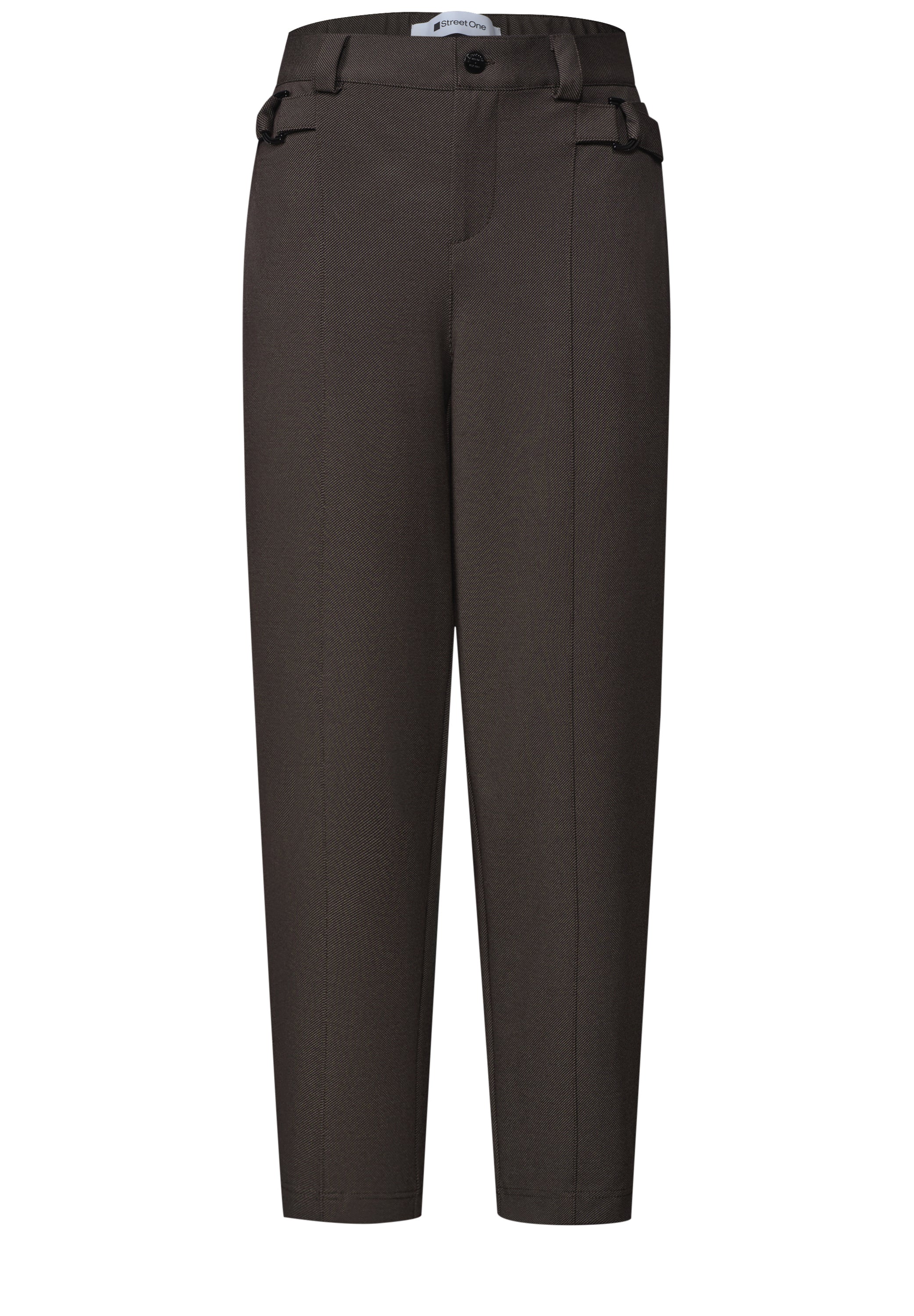 High Waist Barrel Leg Hose im Casual Fit