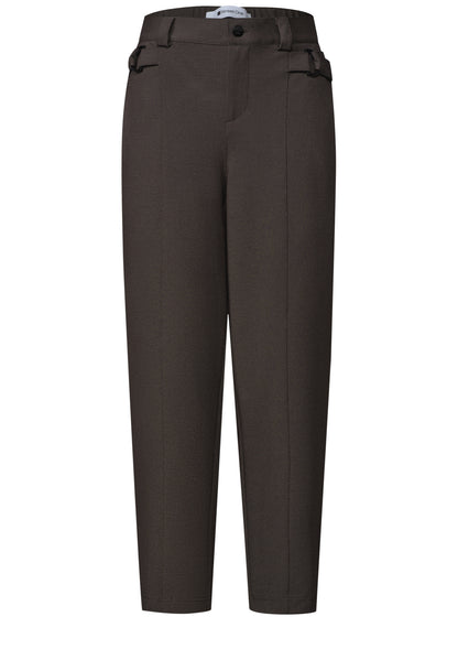 High Waist Barrel Leg Hose im Casual Fit