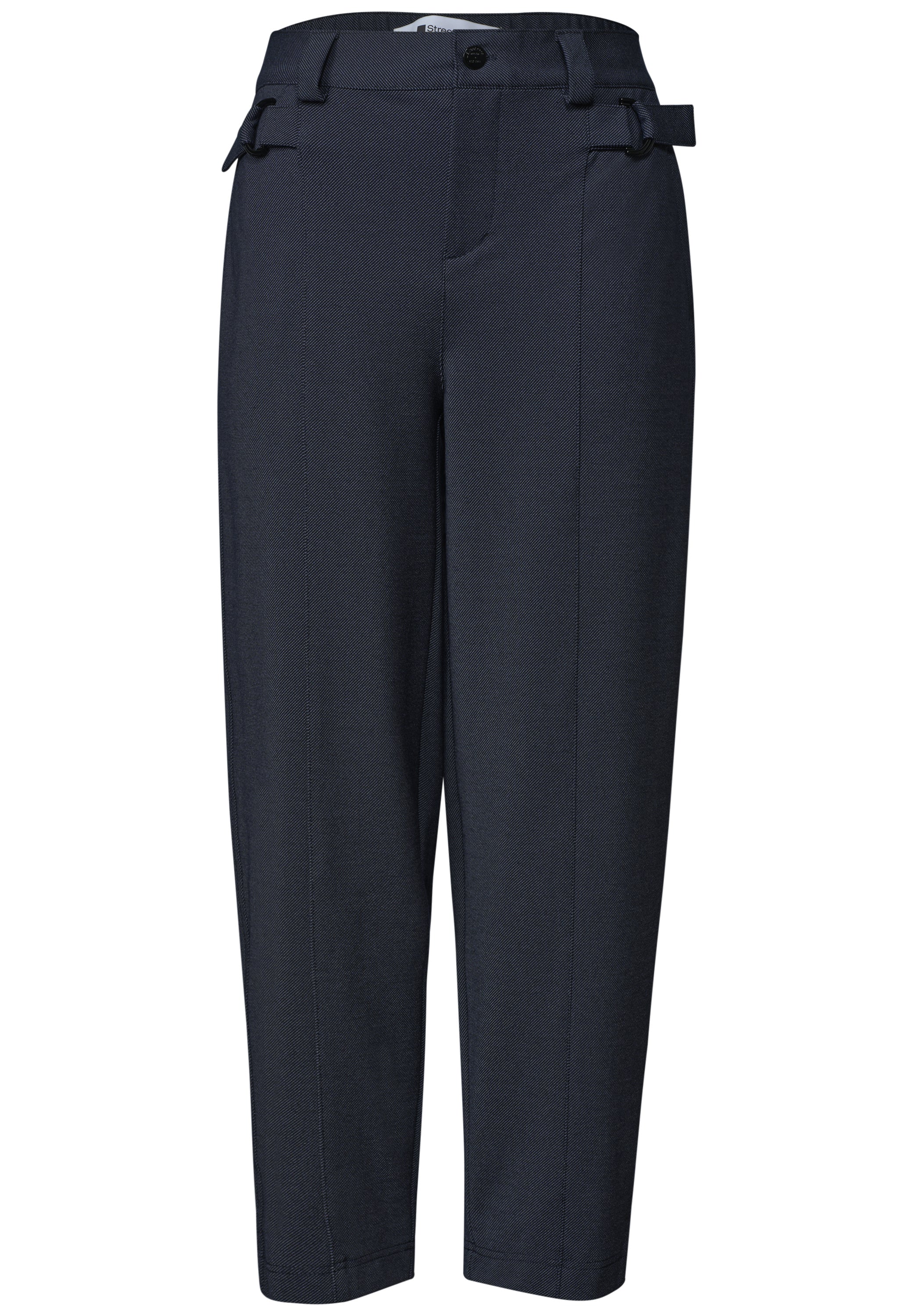 High Waist Barrel Leg Hose im Casual Fit