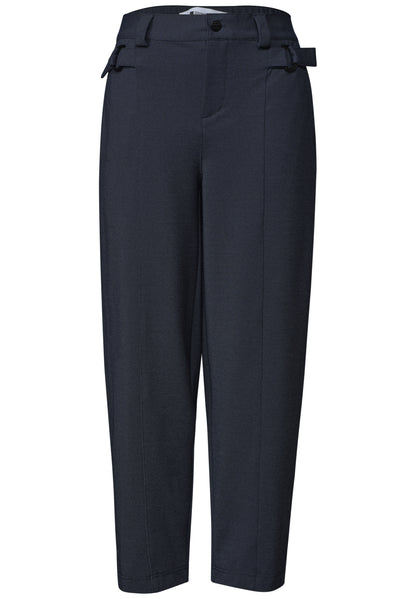 High Waist Barrel Leg Hose im Casual Fit