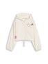 Oversize Hoodie Sweatjacke mit Peanuts-Print