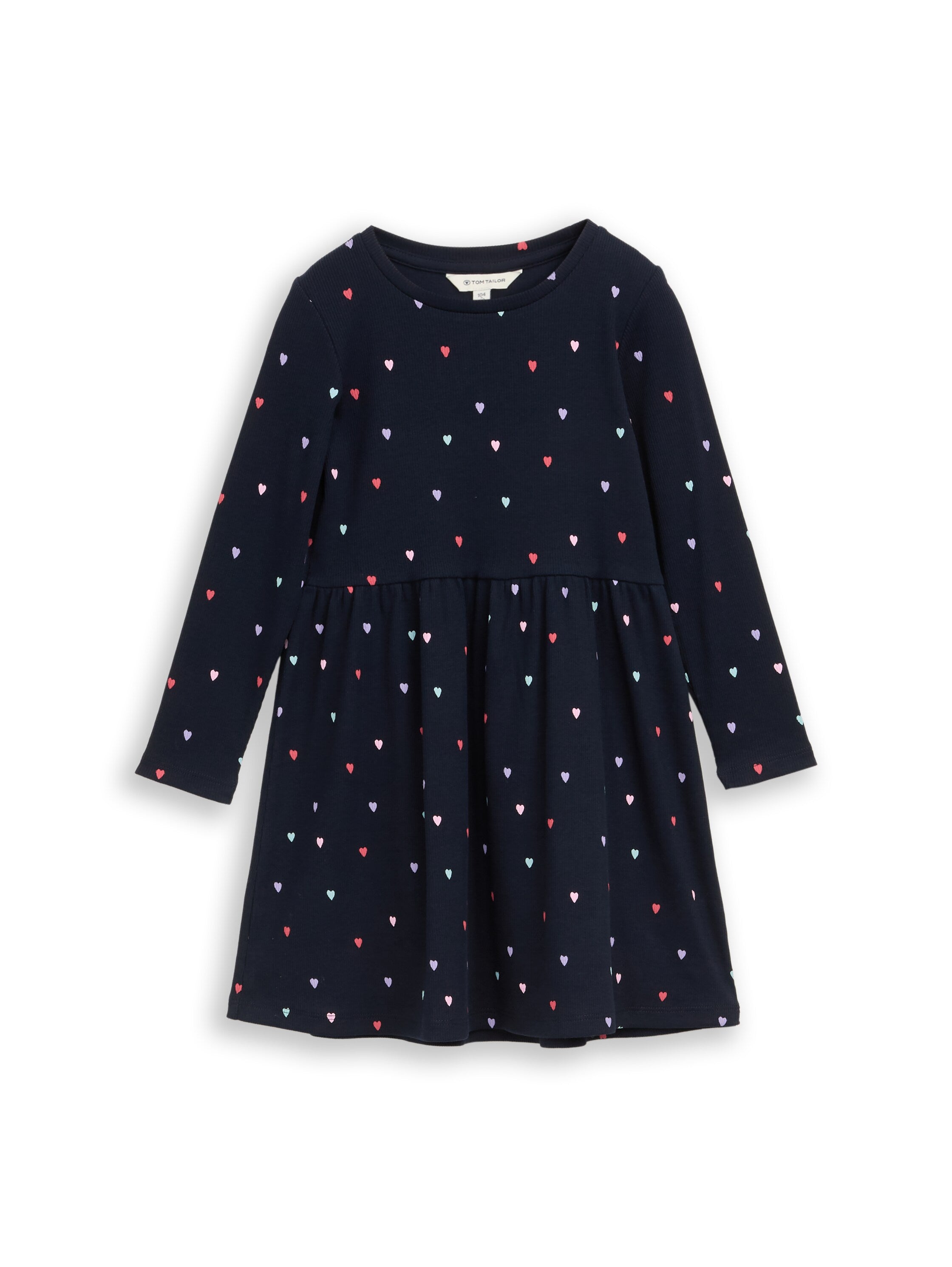 Mini-Kleid mit Herz-Print