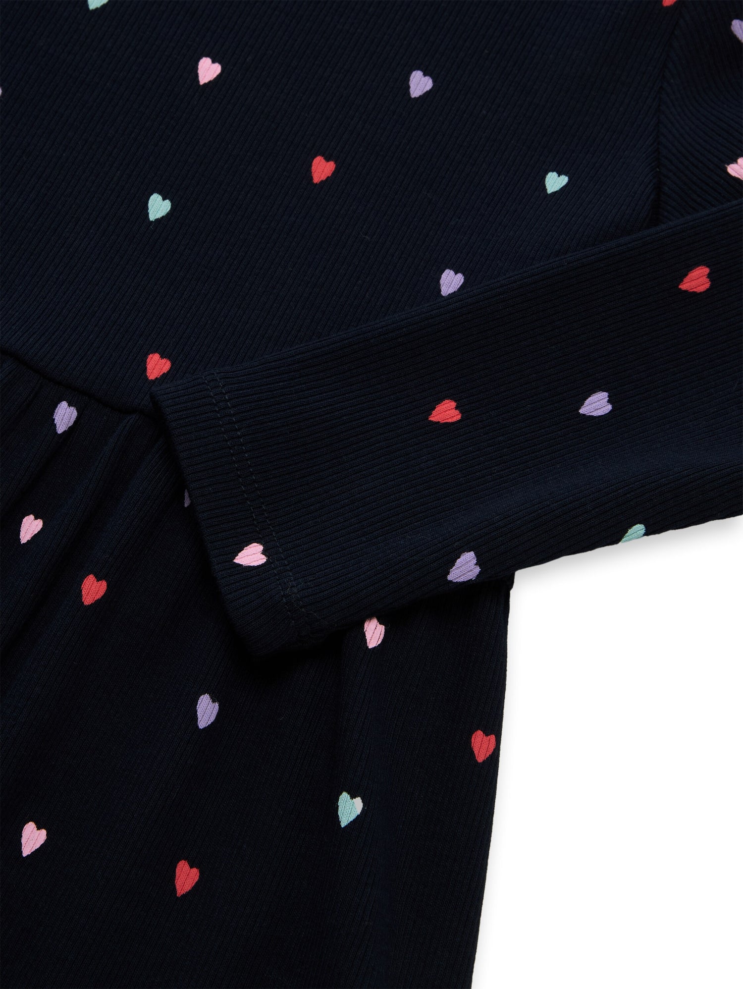 Mini-Kleid mit Herz-Print