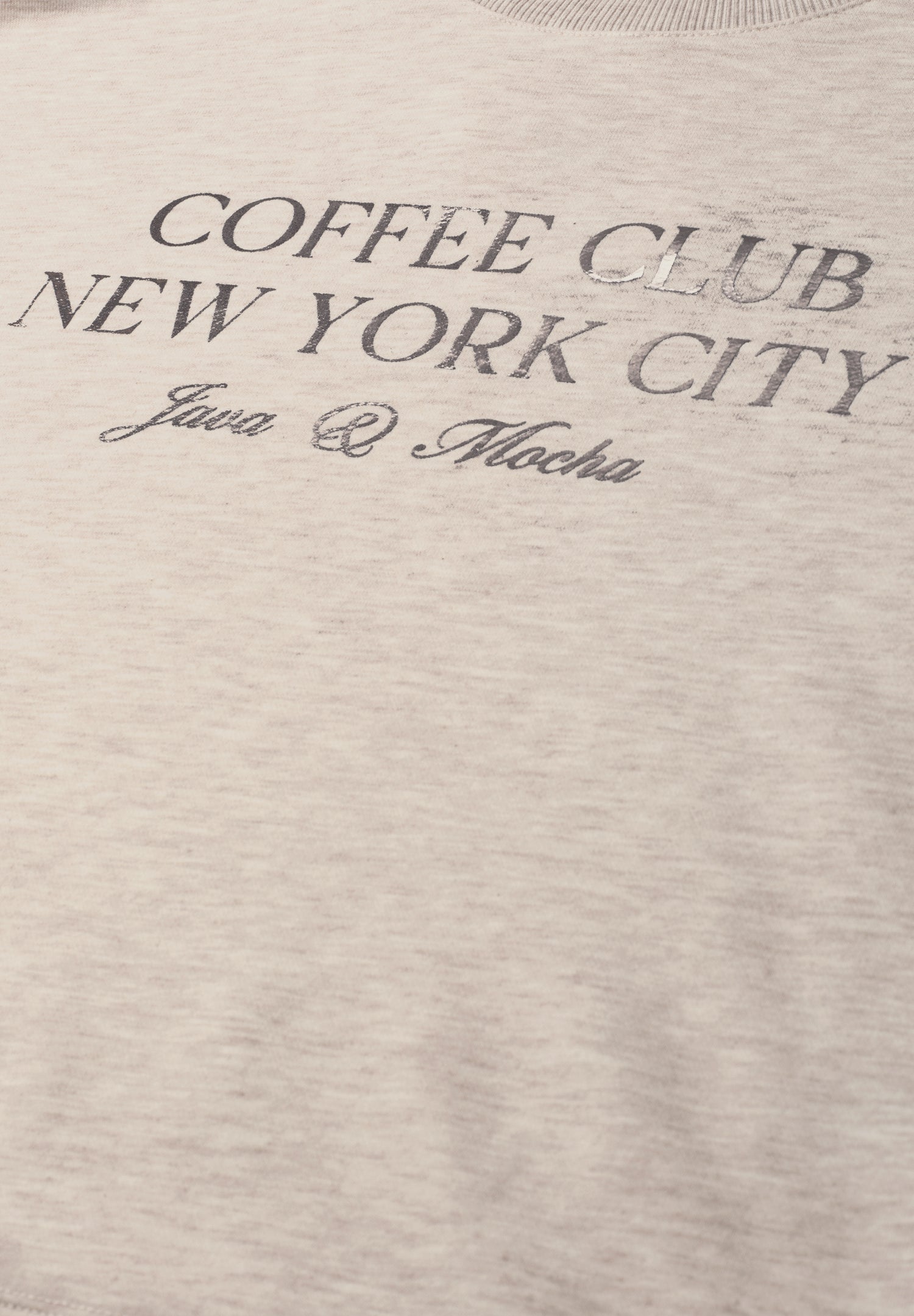 Kurzarm Sweatshirt mit Wording