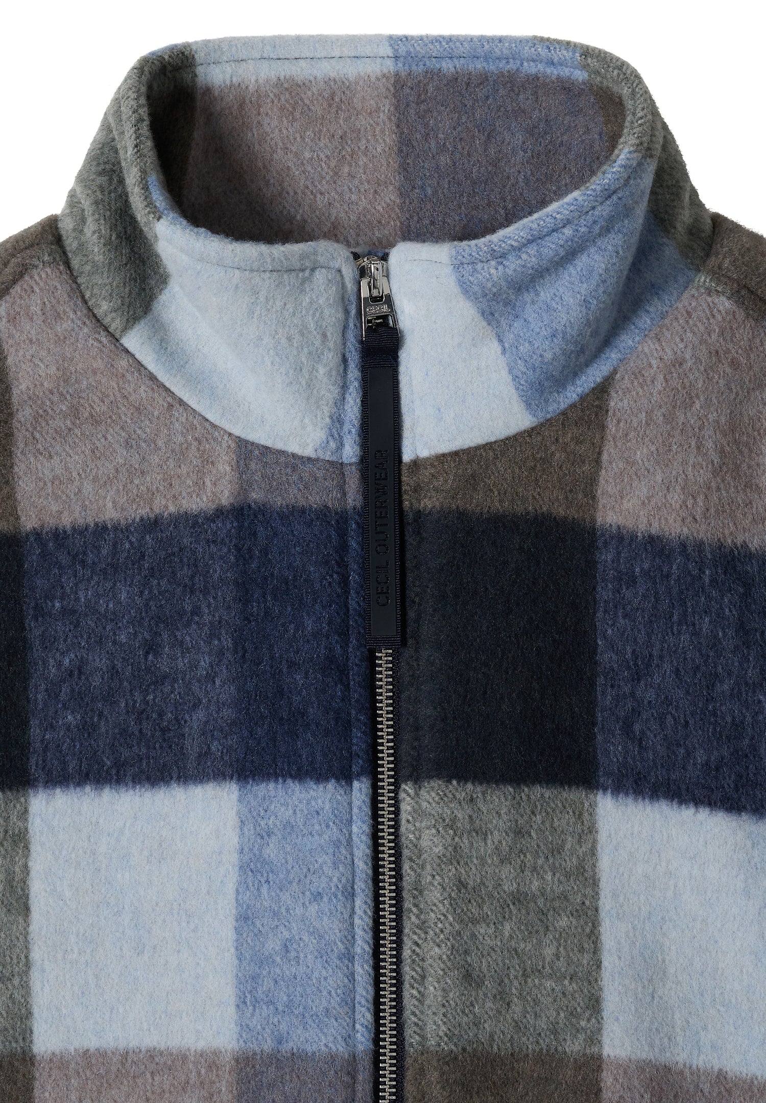 Blouson mit Stehkragen und Karomuster