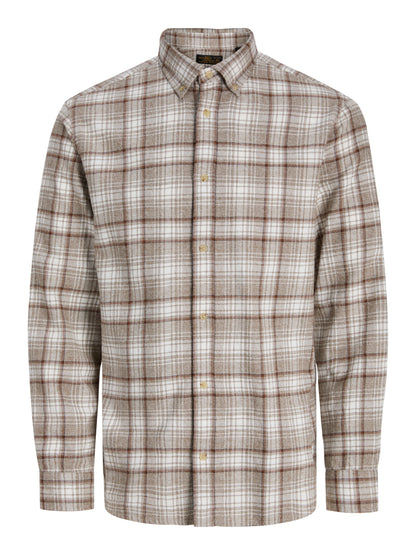 JPRBLUHARVEY CHECK L/S SHIRT SN
