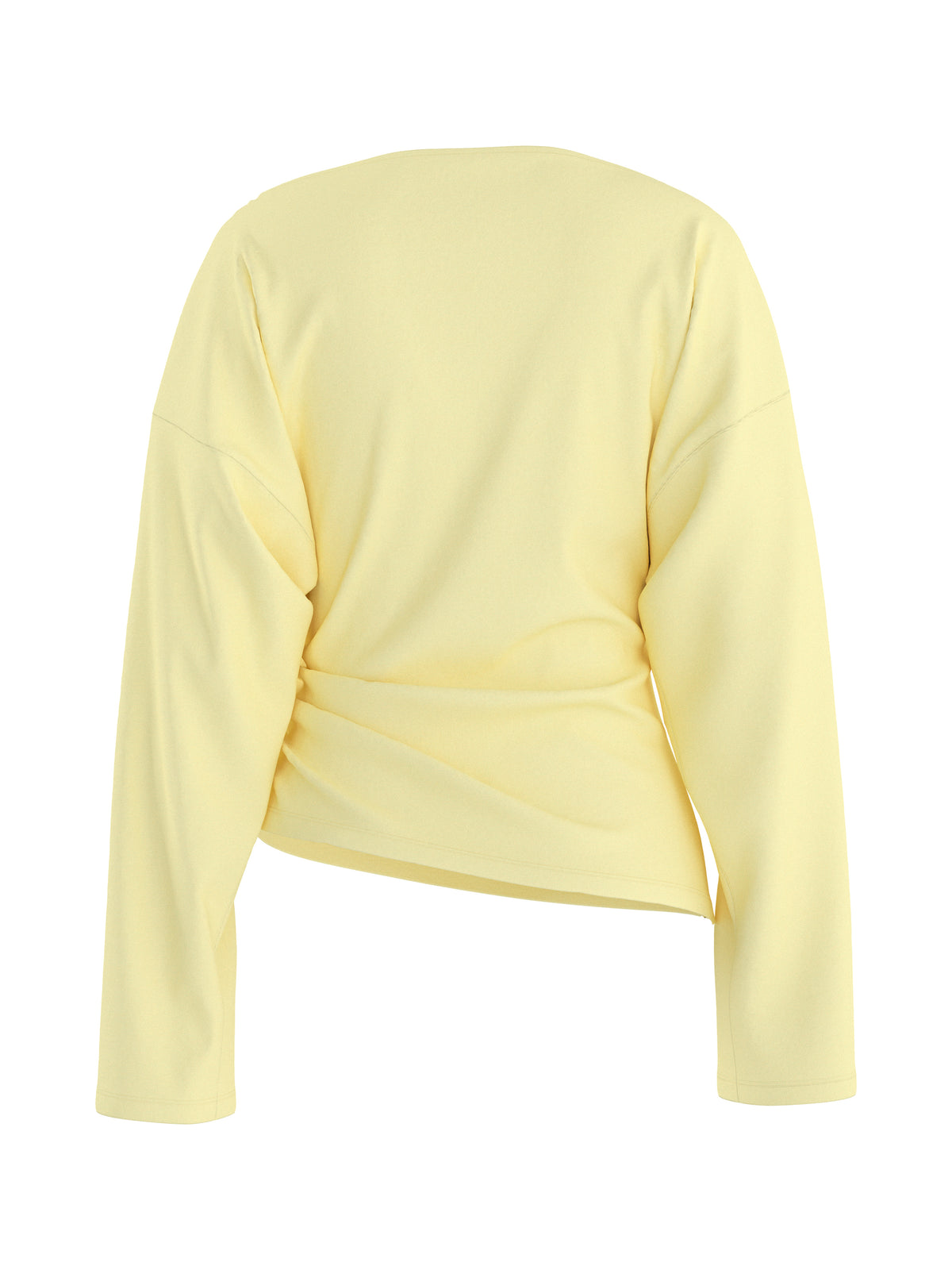 HDYURI LS DRAPED TOP