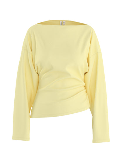 HDYURI LS DRAPED TOP
